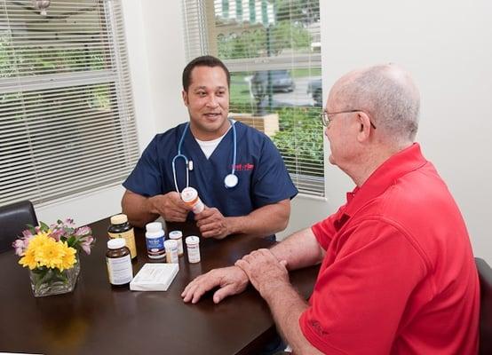 We at  Healthcare  at  Home really care  about  our  patients.  Our clinicians work tirelessly to care for their patients.