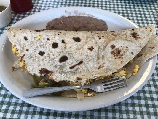 GIANT breakfast taco