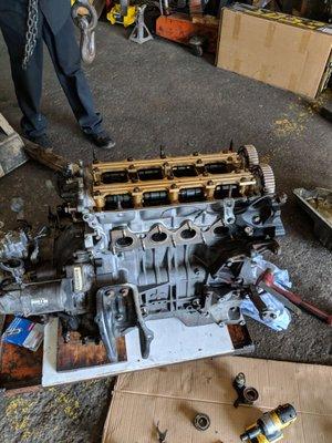 Rebuilding the new engine