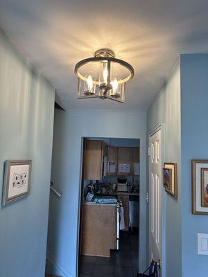 Entry light fixture