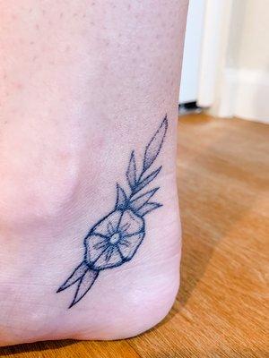 Hand poke tattoo