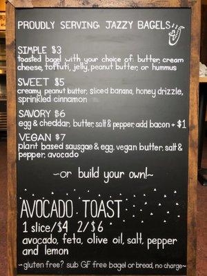 New Food Menu, Updated 12/1/2020