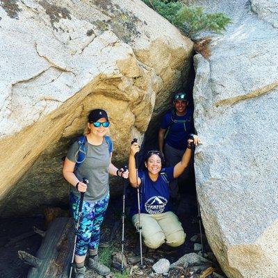 Taking a break on the trail to Clouds Rest