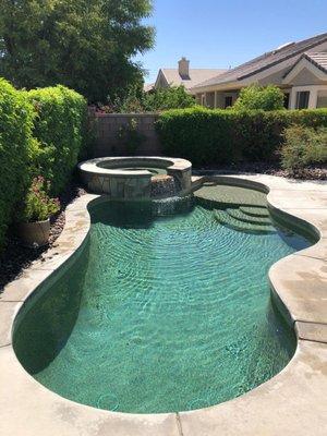 Pool cleaning service in Sun City in Palm Desert,CA.