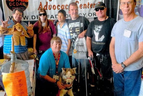 Our group of volunteers at Pet Expo 2011