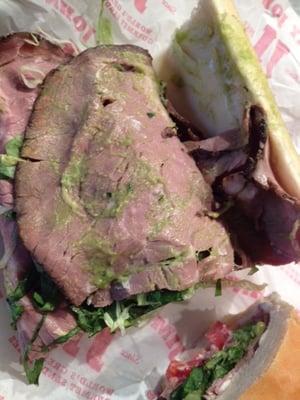 DON'T ORDER EXTRA GUAC AT THIS LOCATION. Paid 79 cents for guac, and this is how much i got...they put it in between two slices of meat.