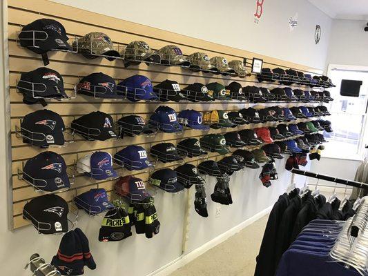 Wall of hats