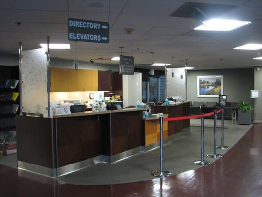 Reception desk