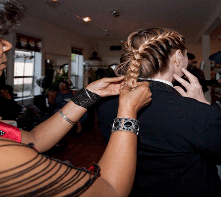 Braid up do. Relaxed, versatile and stylish.