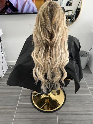 Blowout and blonde mask