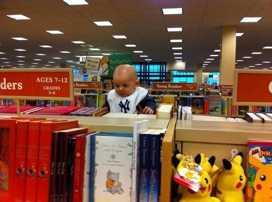 My giant baby loves the children's section