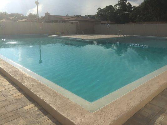 Newly renovated Olympic sized pool.