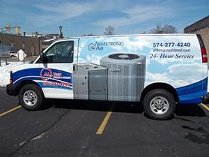 All Temp Heating and Cooling Service van