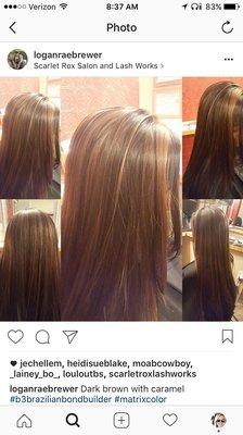 Dark brown with caramel by Loagn