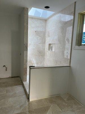 Master bathroom shower