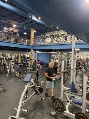 Weight room and cardio