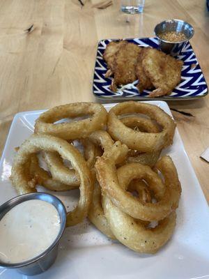 Onion rings & shrimp tempura