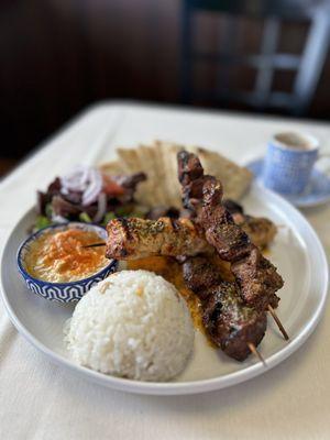 Combo Shish Kebab Plate