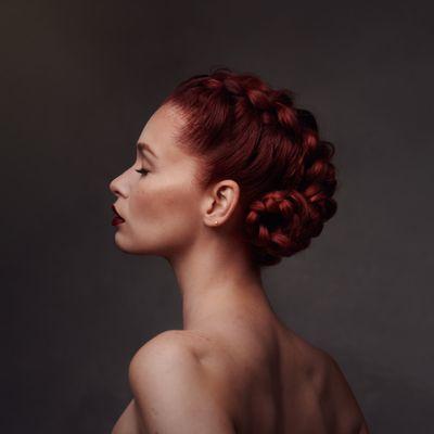 Braided editorial hair