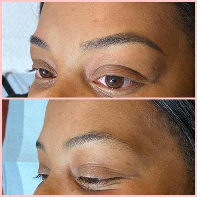 Before & After Ombre' Powder Brows