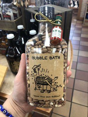 Funny "bubble bath" souvenir