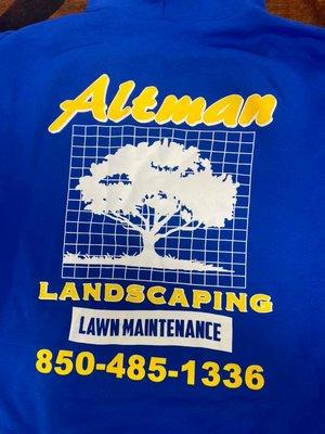 Thank you Altman Landscaping for the returning buisness.