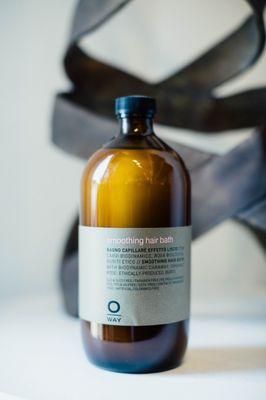 Organic Glass bottled Smoothing Shampoo by OWAY