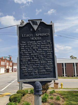 Leroy Springs House, Lancaster SC