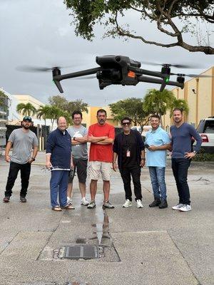 Drone Training School students, finished the part 107 class