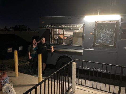 The Food Truck by Chef Gabe and the bartender herself Angie from Tipsy Cactus