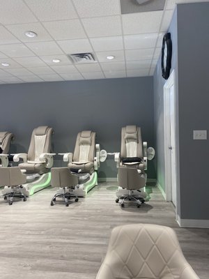 Salon pedi chairs