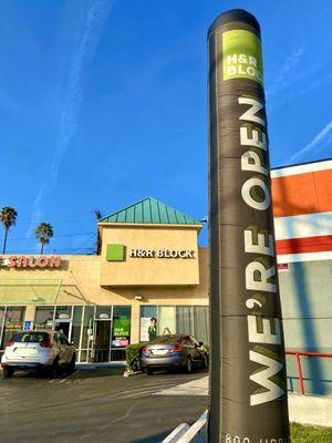 View of office from sidewalk (Pico& Highland by La Brea)