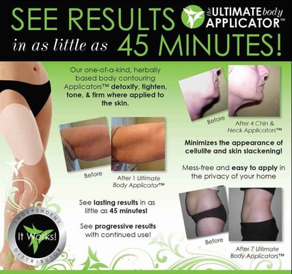 It works! Body wraps lose inches while getting your hair done!