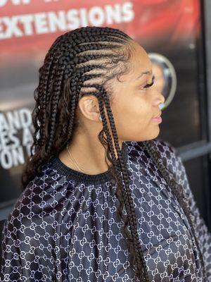 Layered Feed in Braids