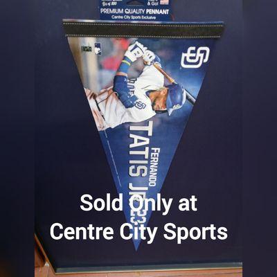 Exclusively at Centre City Sports..
San Diego Padres
Fernando Tatis Jr. Pennants