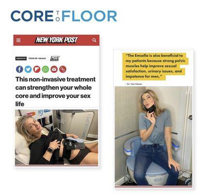 For core to the floor wellness - for men & woman pelvic health & to treat urinary incontinence