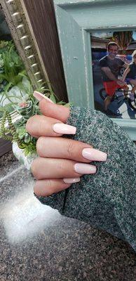 Acrylic manicure done by Timi