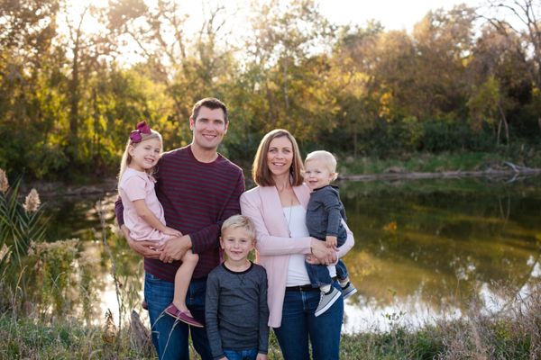 A beautiful fall family portrait.