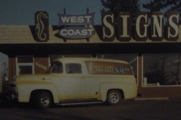 First location of West Coast Sign off Occidental back in early 80's. Still same owner to this day.