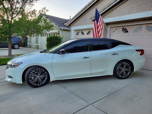 2018 Nissan Maxima (tint by Custom Window Tint)