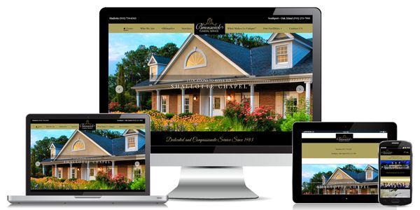 Website Design for Brunswick Funeral Home, Southport, NC