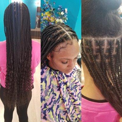 #knotless Godess braids