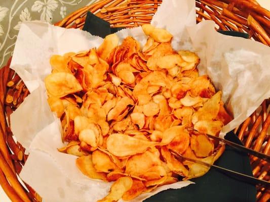 homemade chips...crispy