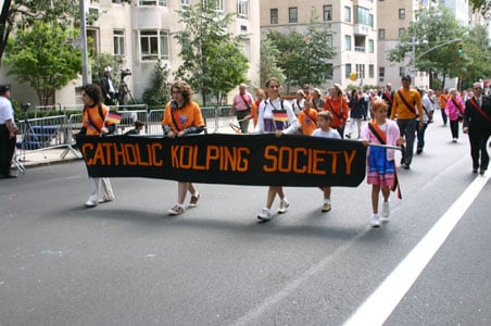 In the annual German-American Steuben Day Parade.