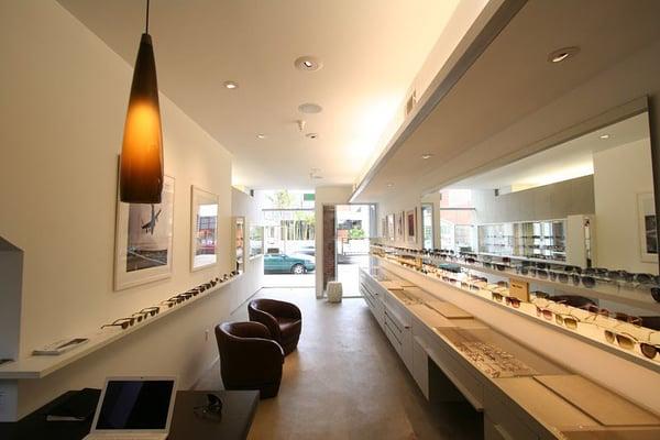 Lighting design and remodel for optometry office in Venice