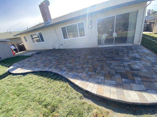 Paver patio