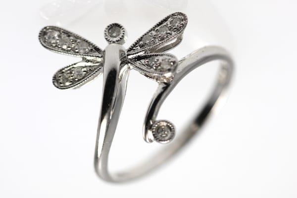 14K Dragon Fly Ring