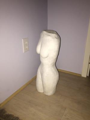 Carrerra marble - torso (unpolished)