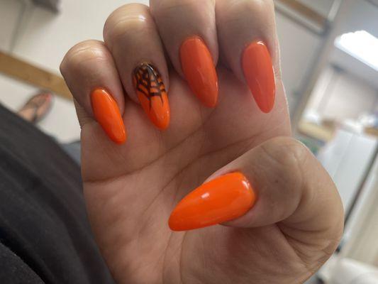 Beautiful nails Kim did for Halloween