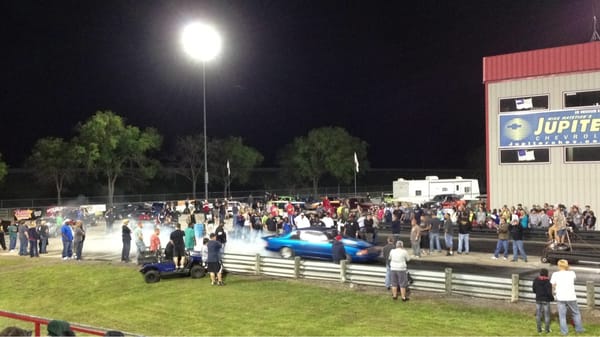 Saturday night drag racing